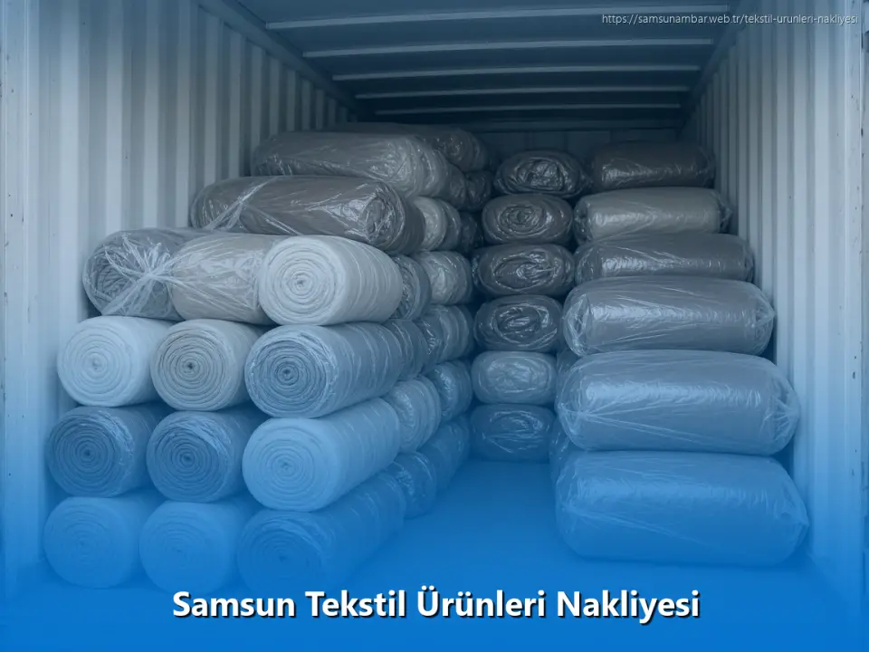 Samsun Tekstil Ürünleri Nakliyesi